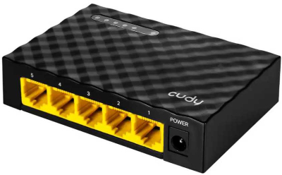 Некерований комутатор Cudy GS105D Black www.bd.in.ua Безпечний Дім