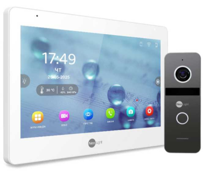 Комплект домофону Neolight Mezzo Hybrid HD Kit (Mezzo Hybrid + Solo FHD) Graphite www.bd.in.ua Безпечний Дім
