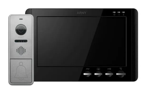 Комплект домофону Arny AVD-7942 Black/Silver www.bd.in.ua Безпечний Дім