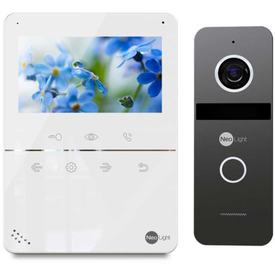 Комплект домофону Neolight Tetta Kit Graphite www.bd.in.ua Безпечний Дім