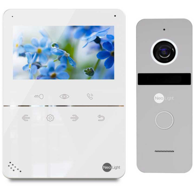 Комплект домофону Neolight Tetta+ Kit SIlver (TETTA+ Kit Silver) www.bd.in.ua Безпечний Дім