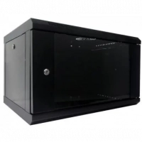 Шафа Hypernet WMNC-6U-FLAT-BLACK 6U 600x450 www.bd.in.ua Безпечний Дім