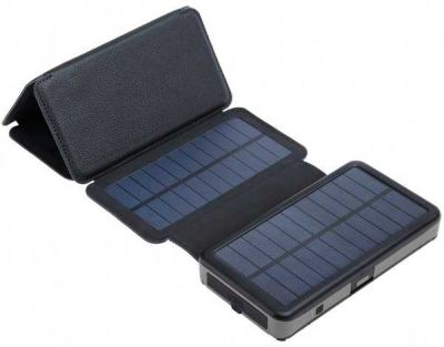 Повербанк Sandberg PD 20000 mAh (сонячна панель 7.5W) Black www.bd.in.ua Безпечний Дім