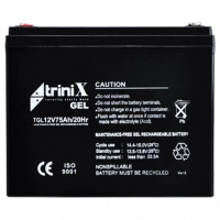 Акумулятор Trinix TGL12V75Ah/20Hr www.bd.in.ua Безпечний Дім