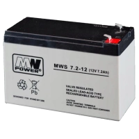 Акумулятор MW Power MWS 7.2-12 (12V 7.2Ah) AGM www.bd.in.ua Безпечний Дім