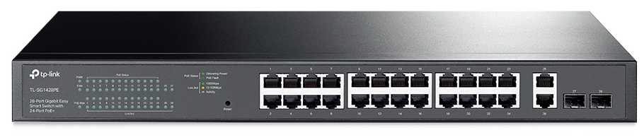 POE комутатор TP-Link TL-SG1428PE www.bd.in.ua Безпечний Дім