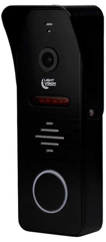 Виклична панель LightVision RIO FHD Black www.bd.in.ua Безпечний Дім