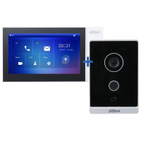 Комплект домофону Dahua DHI-VTO2211G-WP + DHI-VTH2421FW-P www.bd.in.ua Безпечний Дім