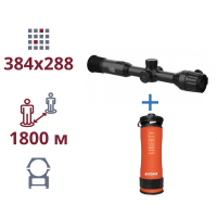 Тепловізійний приціл AGM Adder TS35-384 + LifeSaver Liberty Orange www.bd.in.ua Безпечний Дім