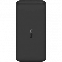Повербанк Xiaomi Redmi  20000 mAh 2xUSB QC 3.0 18 W PB200LZM Black (VXN4304GL) www.bd.in.ua Безпечний Дім