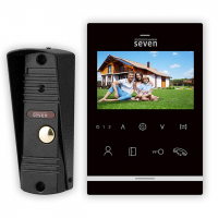 Комплект домофону SEVEN Systems DP–7542 Kit black www.bd.in.ua Безпечний Дім