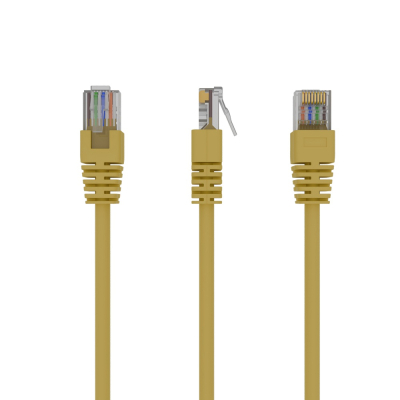 Патч-корд CABLEXPERT CAT5e UTP 5 м (PP12-5M/Y) www.bd.in.ua Безпечний Дім
