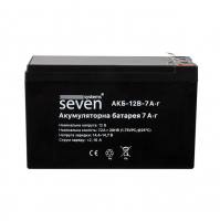 Акумулятор SEVEN Systems 12В/7Ач www.bd.in.ua Безпечний Дім