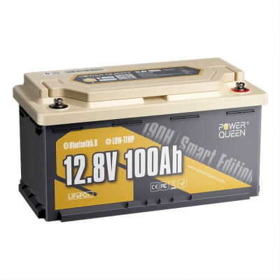 Акумулятор Power Queen H190 P12V100-100-RV190-BT-4-AC150 Bluetooth www.bd.in.ua Безпечний Дім
