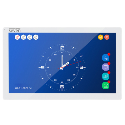IP домофон SEVEN Systems DP-7517FHDW - IPS white www.bd.in.ua Безпечний Дім