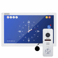 Комплект домофону SEVEN Systems Wi-Fi  10 дюймів SEVEN DP-7517/02Kit white www.bd.in.ua Безпечний Дім