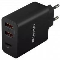 Мережевий адаптер Canyon H-08 black (QC/PD 30W) www.bd.in.ua Безпечний Дім