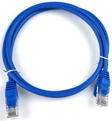 Патч-корд E-server UTP Cat.5e 1м (CAT.5E UTP CORD-1M-BLUE) www.bd.in.ua Безпечний Дім