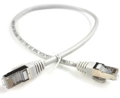 Патч-корд E-server STP CAT.6А 0.5м (CAT.6A STP CORD-0.5M-GRY) www.bd.in.ua Безпечний Дім