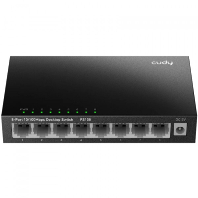 POE комутатор Cudy FS108 Metal Switch www.bd.in.ua Безпечний Дім