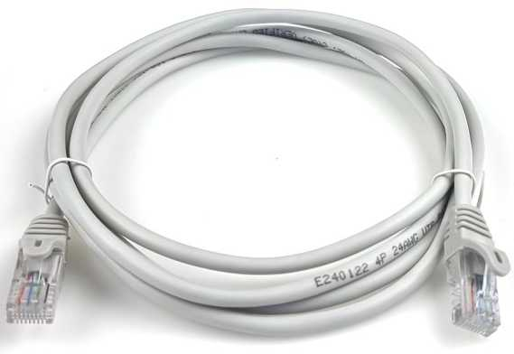 Патч-корд E-server UTP Cat.5e 2м (CAT.5E UTP CORD-2M-GRY) www.bd.in.ua Безпечний Дім