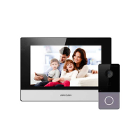 Комплект домофону Hikvision DS-KIS603-P www.bd.in.ua Безпечний Дім