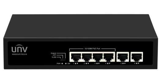 POE комутатор Uniview NSW2010-6T-POE-S-IN www.bd.in.ua Безпечний Дім
