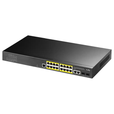 POE комутатор Cudy GS2018PS2-200W L2 Black www.bd.in.ua Безпечний Дім