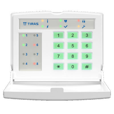 Клавіатура Tiras K-LED8 www.bd.in.ua Безпечний Дім