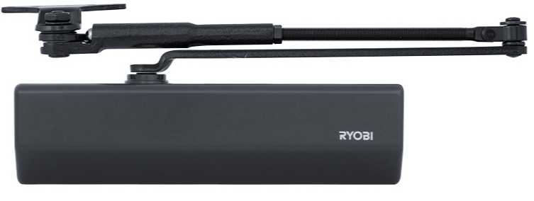 Дотягувач дверей RYOBI 2000 DS-2055P 1100 мм Grey Anthracite (RYO7000020474) www.bd.in.ua Безпечний Дім