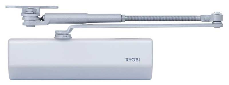 Дотягувач дверей RYOBI DS-1554P Silvery (RYO7000009856) www.bd.in.ua Безпечний Дім