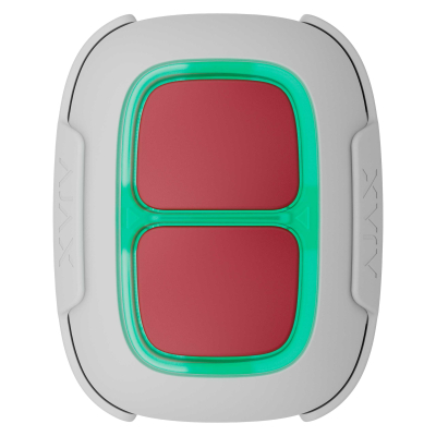 Кнопка тривоги Ajax Superior DoubleButton G3 Jeweller White (138642.79.WH1) www.bd.in.ua Безпечний Дім
