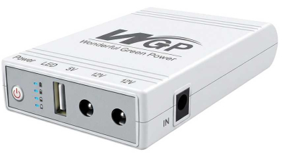 Джерело безперебійного живлення WGP Mini UPS UPS103A 10400mAh 5V/12V/12V, Li-ion www.bd.in.ua Безпечний Дім