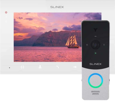 Комплект домофону Slinex SQ-07MTHD + ML-20HD White/Silver www.bd.in.ua Безпечний Дім