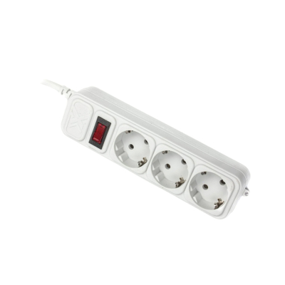 Мережевий фільтр Maxxter SPM3-G-10G 3 м кабель, 3 розетки, сірий www.bd.in.ua Безпечний Дім