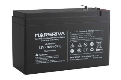 Акумулятор Marsriva AGM MR-PBU12-9 Black www.bd.in.ua Безпечний Дім