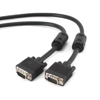 Кабель сигнальний CABLEXPERT VGA-VGA 10м CC-PPVGA-10M-B www.bd.in.ua Безпечний Дім