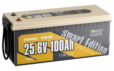 Акумулятор Power Queen P24V100-100-BASIC-BT-8-A160 Bluetooth www.bd.in.ua Безпечний Дім