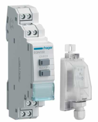 Реле Hager EGK100 (з датчиком EEN003) White www.bd.in.ua Безпечний Дім