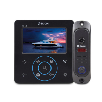 Комплект домофону BCOM BD-480M Black Kit: відеодомофон 4