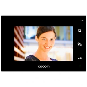 Домофон Kocom KCV-A374 black www.bd.in.ua Безпечний Дім