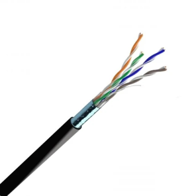 Кабель вита пара ЗЗКМ Cat. 5e F/UTP PE 4х2х24 AWG (72567) бухта 305м. www.bd.in.ua Безпечний Дім