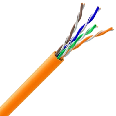 Кабель вита пара ЗЗКМ Cat. 5e U/UTP LSZH 4х2х24 AWG (7091010) бухта 305м www.bd.in.ua Безпечний Дім