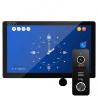 Комплект домофону SEVEN Systems Wi-Fi 10 дюймів  SEVEN DP-7517/02Kit black www.bd.in.ua Безпечний Дім