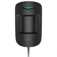Датчик руху Ajax MotionProtect Plus Fibra чорний (black) з мікрохвильовим сенсором www.bd.in.ua Безпечний Дім