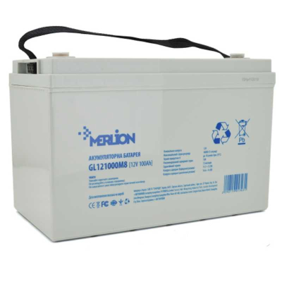Акумуляторна батарея Merlion GL121000M8 12 V-100 Ah (000014705) www.bd.in.ua Безпечний Дім