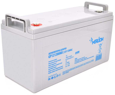 Акумуляторна батарея Merlion 12V 120Ah White (GP121200M8) www.bd.in.ua Безпечний Дім