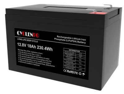 Акумуляторна батарея Cyclen 12.8V 18AH LiFePo4 (44-00077) www.bd.in.ua Безпечний Дім
