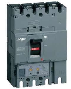 Автоматичний вимикач Hager h400, In=250А, 4п, 50kA, Трег./Мрег. (HND251U) www.bd.in.ua Безпечний Дім