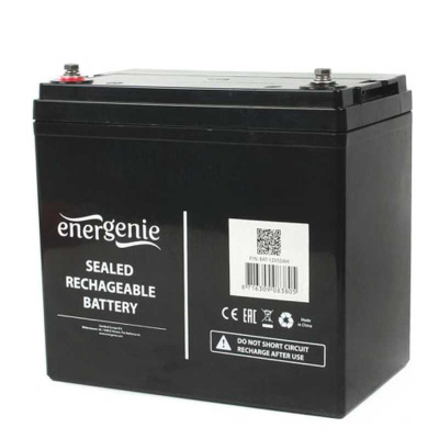 Акумуляторна батарея EnerGenie 12V 55Ah (BAT-12V55AH) www.bd.in.ua Безпечний Дім